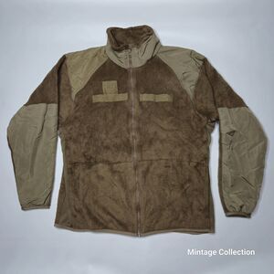 USGI Military Gen III Polartec Fleece Cold Weather Full Zip Jacket Coyote Sz M